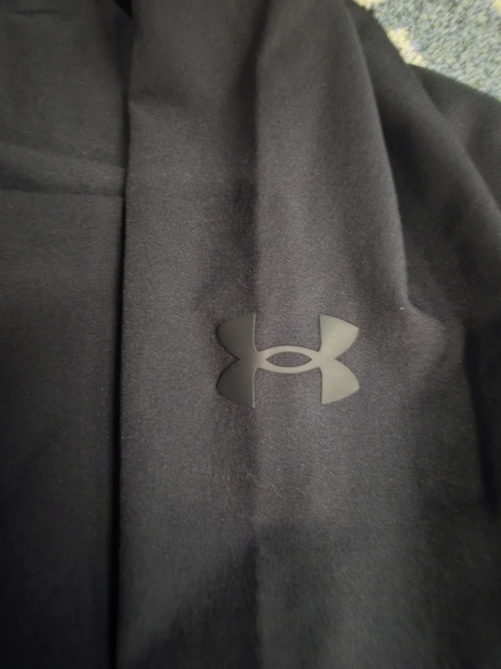 Under Armour Black Hooded Zip-Up Jacket
